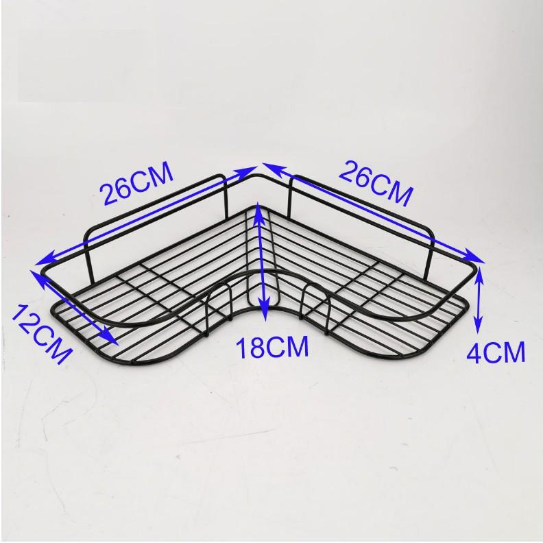 Kệ Góc Dán Tường Nhà Bếp Nhà Tắm Siêu Tiện Dụng, Giá Để Đồ Phòng Tắm Thông Minh