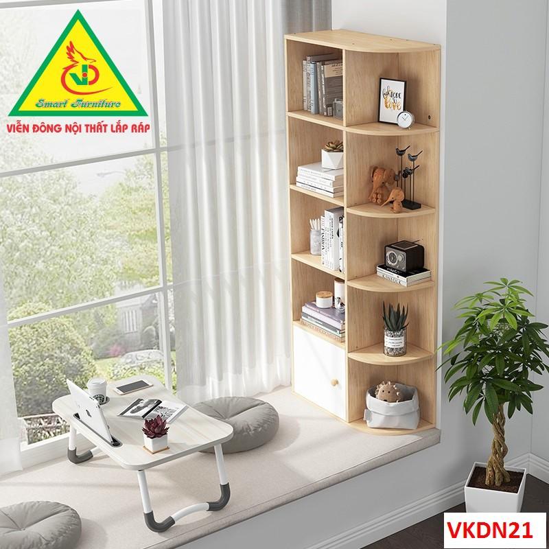 Tủ kệ góc trang trí VKDN21 - Nội thất lắp ráp