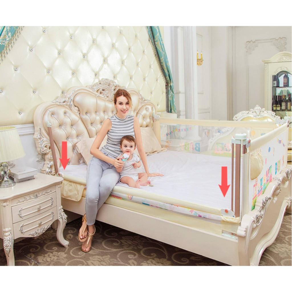 Bộ 3 thanh chắn giường bảo vệ Bé Yêu - ShopToro - AsiaMart