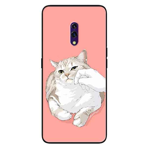 Ốp lưng in cho Realme X Mẫu Mèo Mập