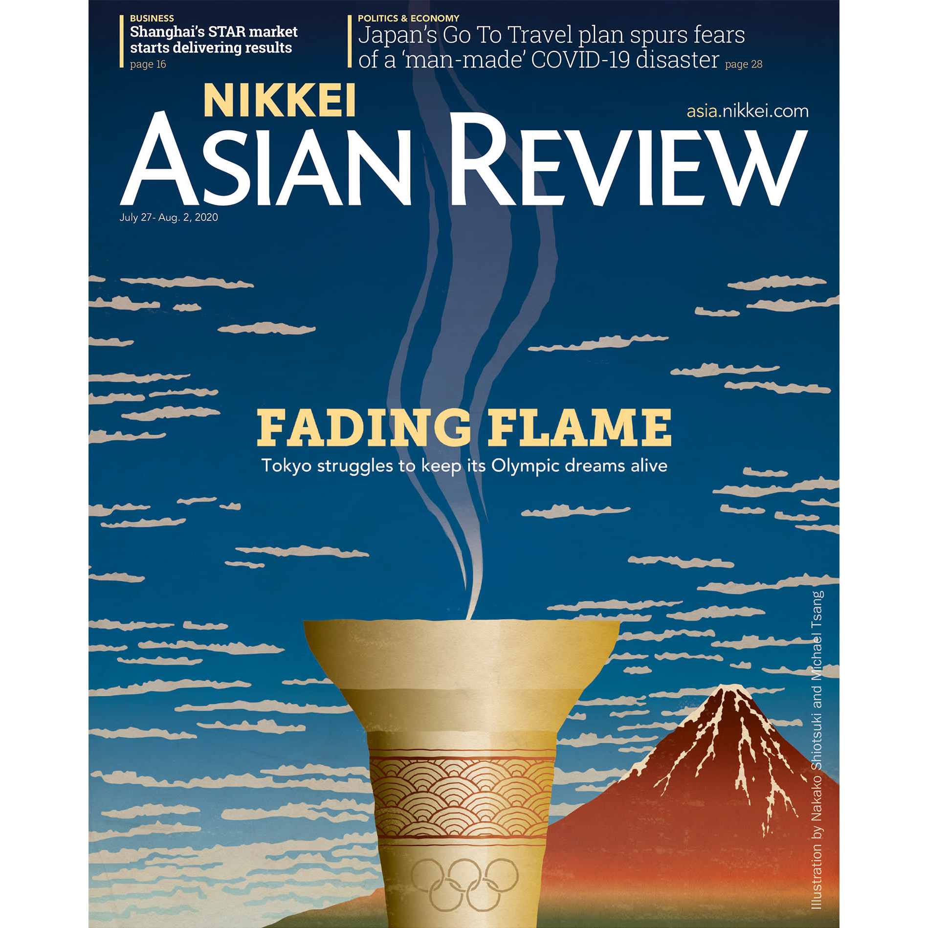 Nikkei Asian Review: Fading Flame - 30.20, tạp chí kinh tế nước ngoài, nhập khẩu từ Singapore