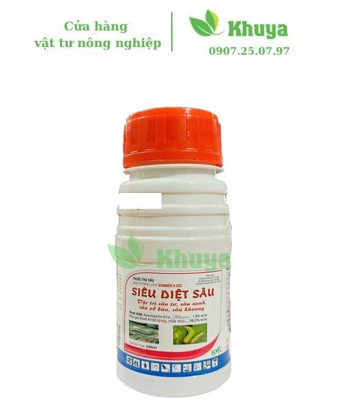 Thuốc trừ sâu Siêu Diệt Sâu 240ml Rệp sáp - Bọ trĩ