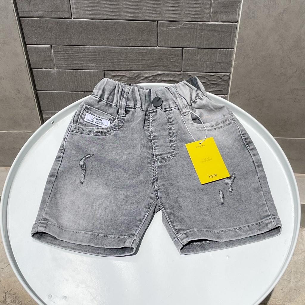 Quần short jean wax màu cá tính cho bé Q748 &lt; NHỎ HƠN FOM THƯỜNG 3 SIZE