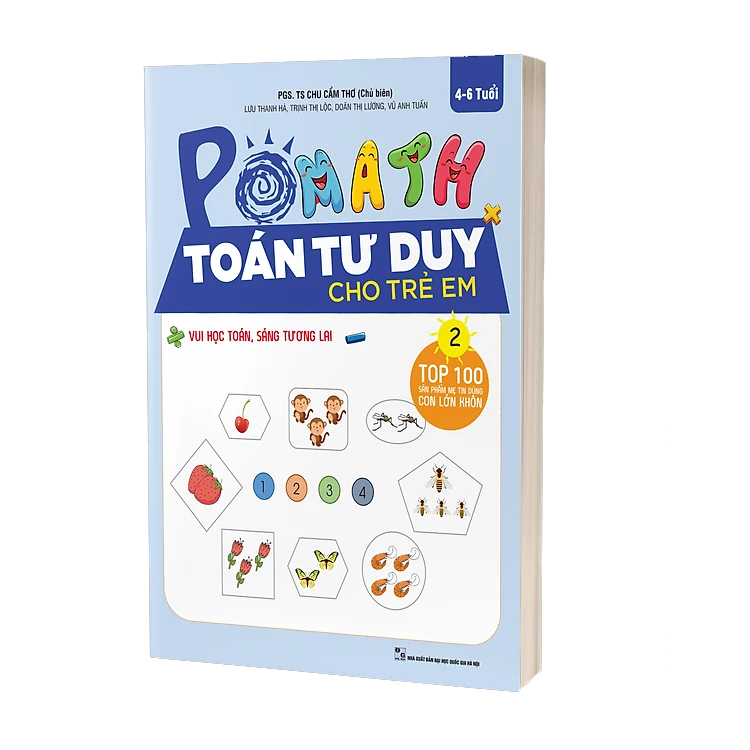 Combo Trọn Bộ Sách PoMath - Toán Tư Duy Cho Trẻ Em 4-6 Tuổi