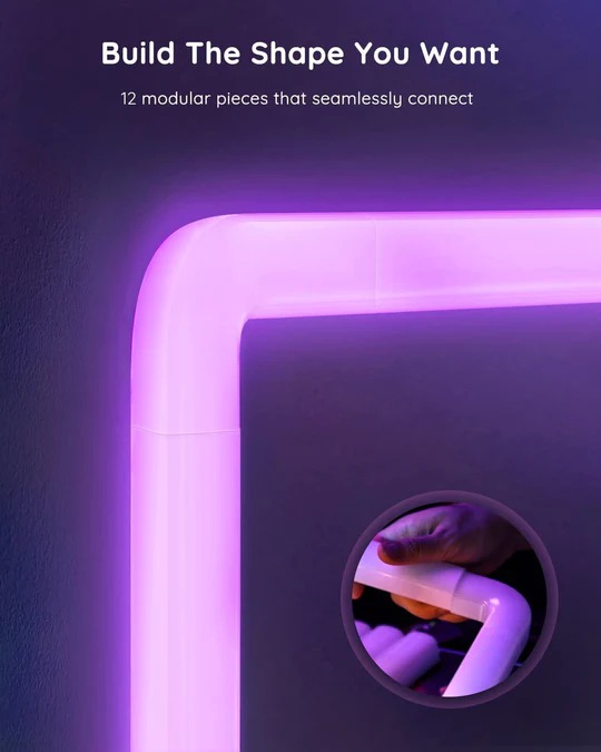 Đèn LED treo tường Govee Glide Wall Light H6062 | DIY, công nghệ RGBIC 16 triệu màu tùy chỉnh, kết nối thông minh | Hàng chính hãng