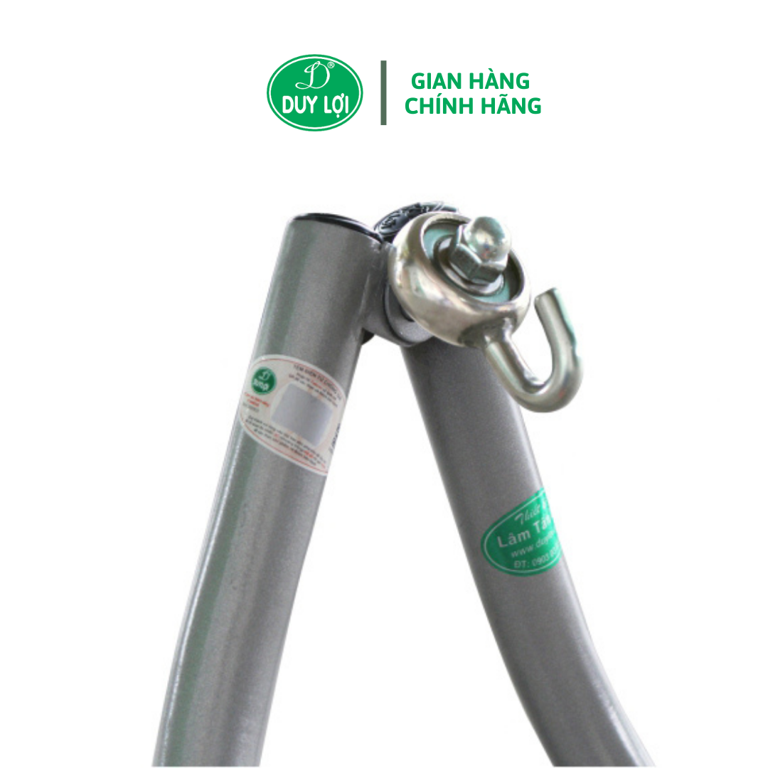 KHUNG VÕNG XẾP DUY LỢI THÉP - CỠ NHỎ - TẶNG 10 MÓC ÁO KÉP NHỰA CAO CẤP DUY LỢI