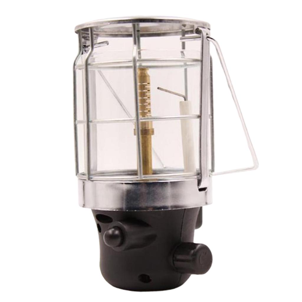2pcs Camping Gas Lantern Outdoor Portable Double Mantle Butane Gas Lamp Light
