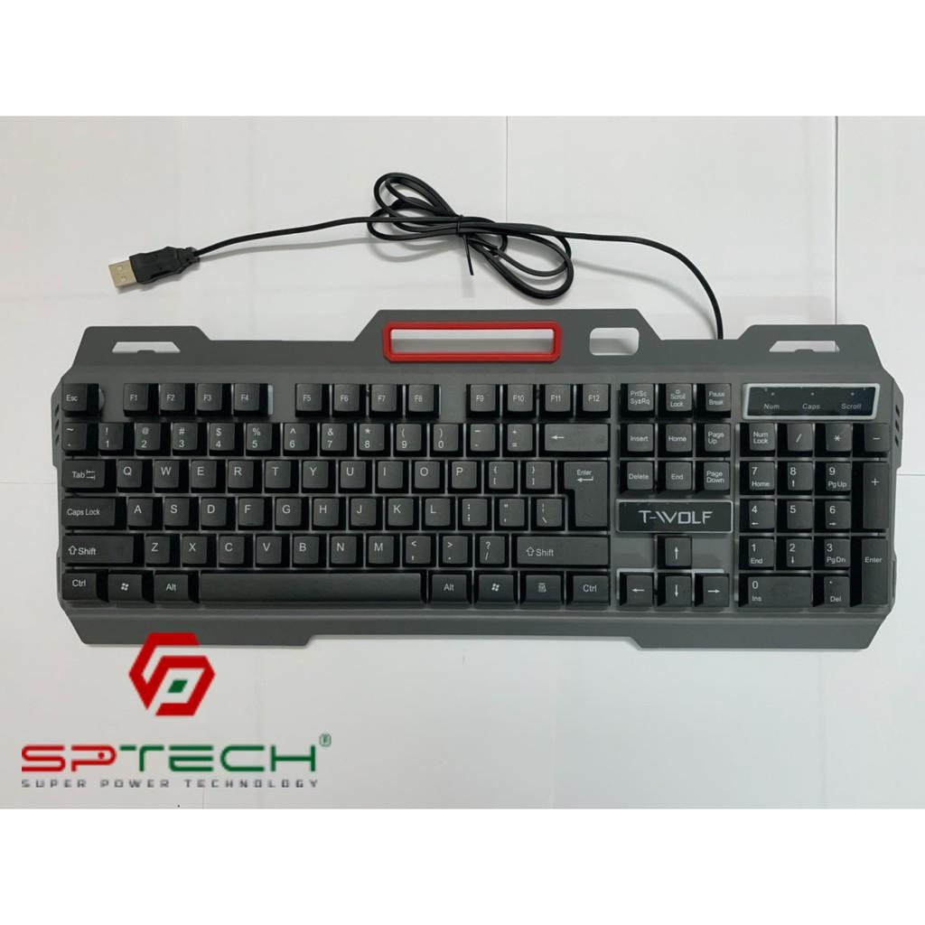 Bàn phím Keyboard GAMING T-WOLF  TF16 LED 7 MÀU Chuyên Game