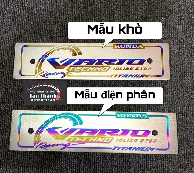 Bảng tên Titan các loại xe: Vario, Winner, Exciter, Sonic,Satria, Raider, Air Blade, Yamahah, Suzuki