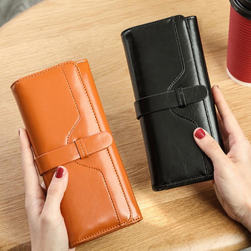 Ví nữ cầm tay thời trang da cao cấp 204447- Thế hệ mới