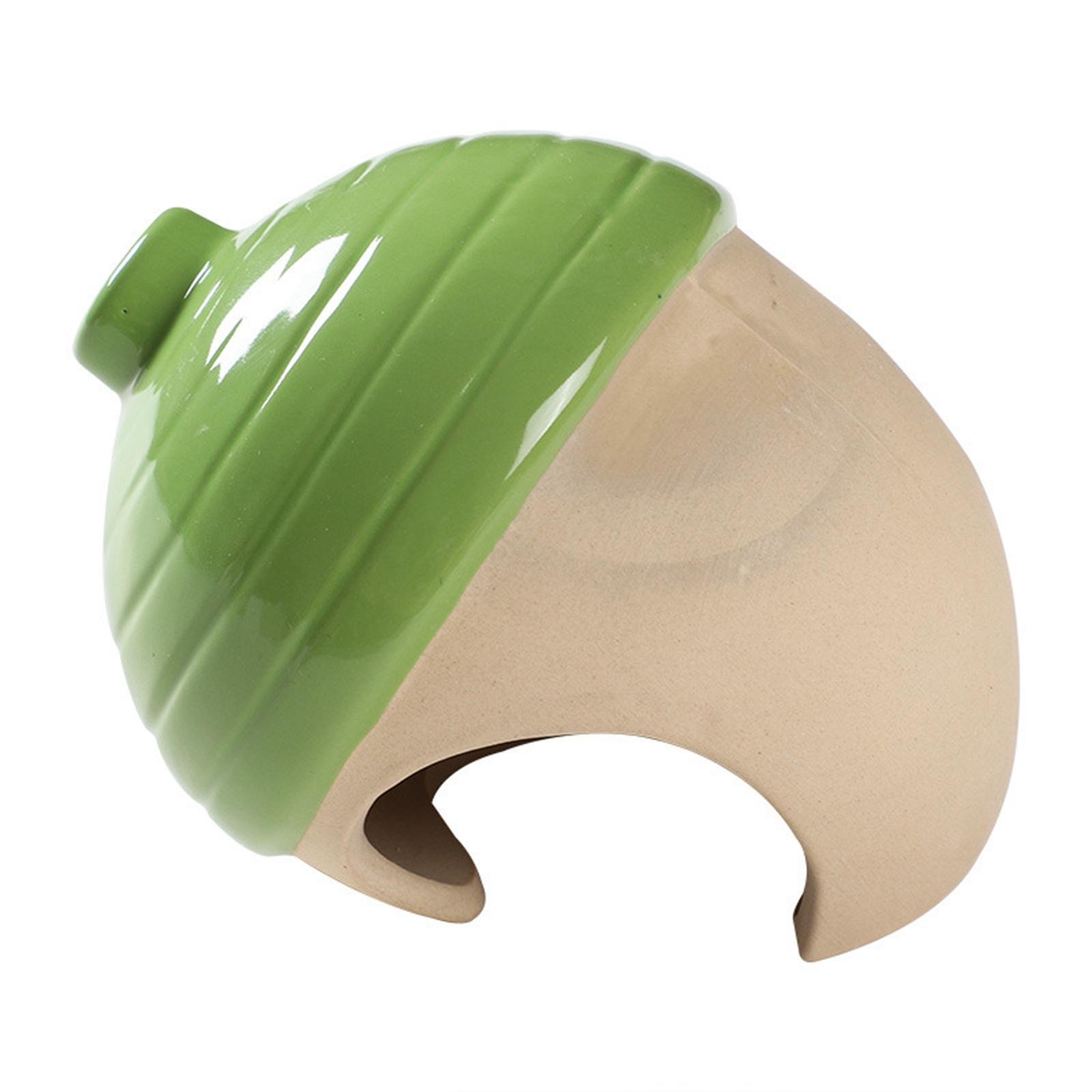 Cartoon Ceramic Hamster House Hideout Cave Small Animal Hut