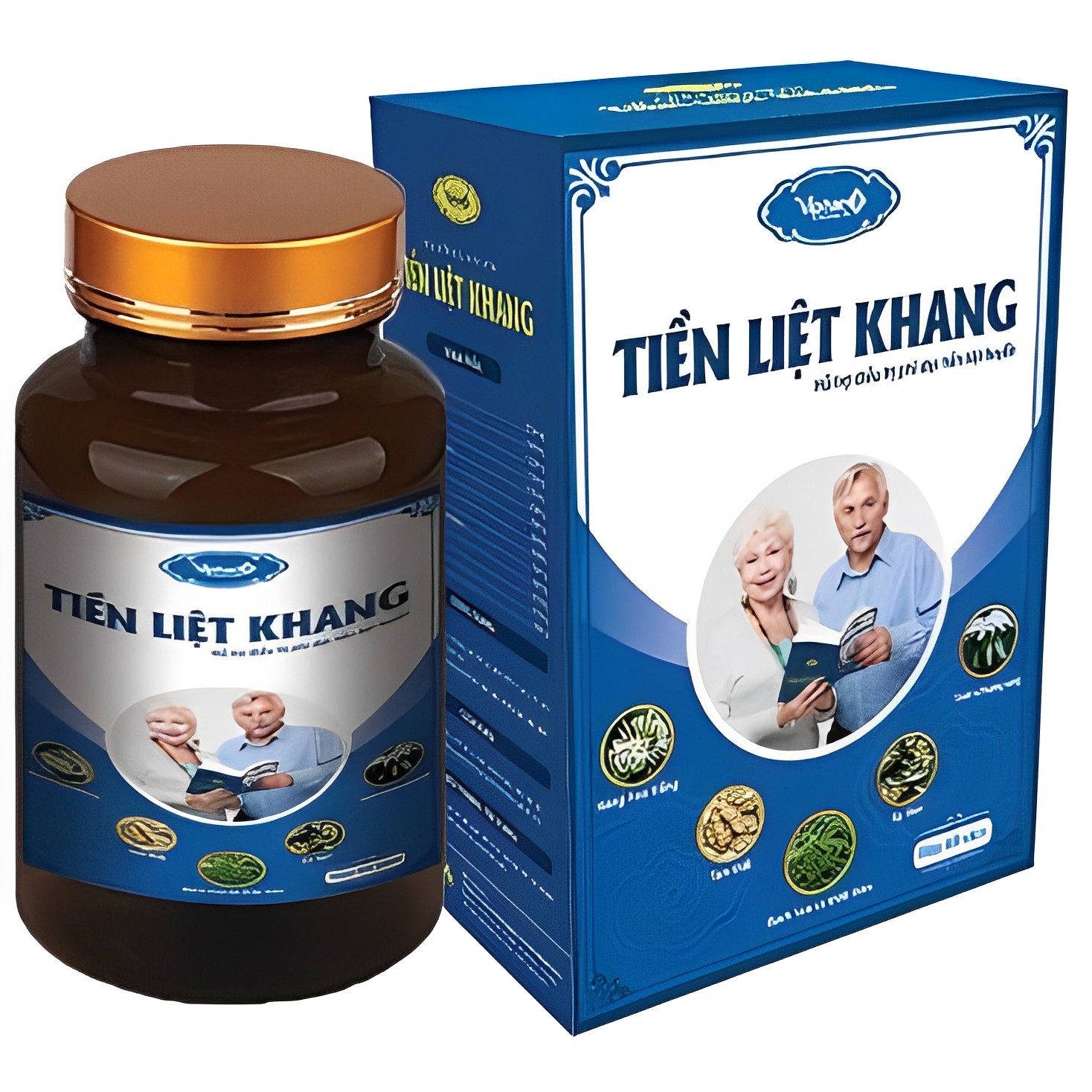 TIỀN LIỆT KHANG Vinaphar - Hộp 60 Viên - Hỗ trợ hạn chế sự phát triển của u xơ, phì đại tiền liệt tuyến lành tính