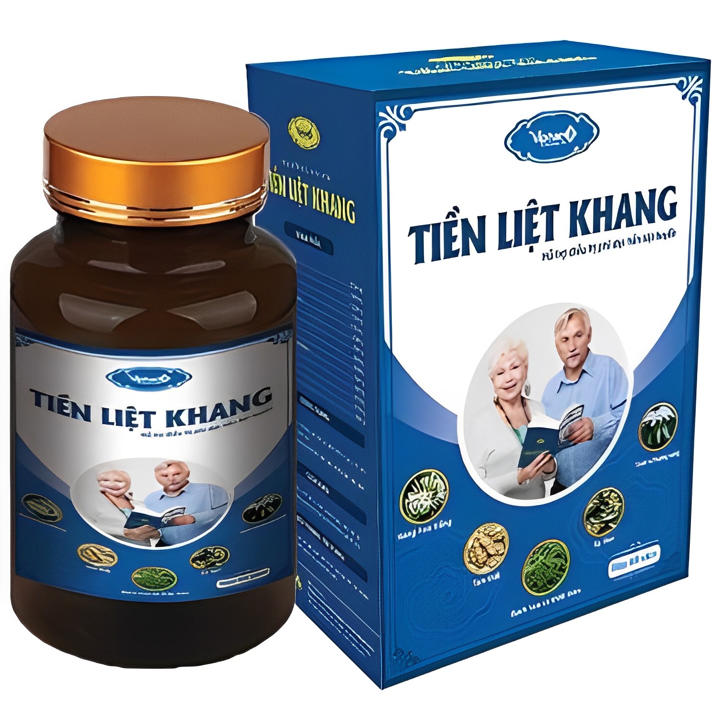 ￼TIỀN LIỆT KHANG Vinaphar  - Hộp 60 Viên - Hỗ trợ hạn chế sự phát triển của u xơ, phì đại tiền liệt tuyến lành tính