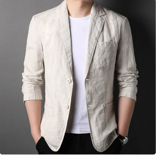 Áo vest Blazer Linen nam ,thời trang phong cách trẻ trung ARCTIC HUNTER AH06