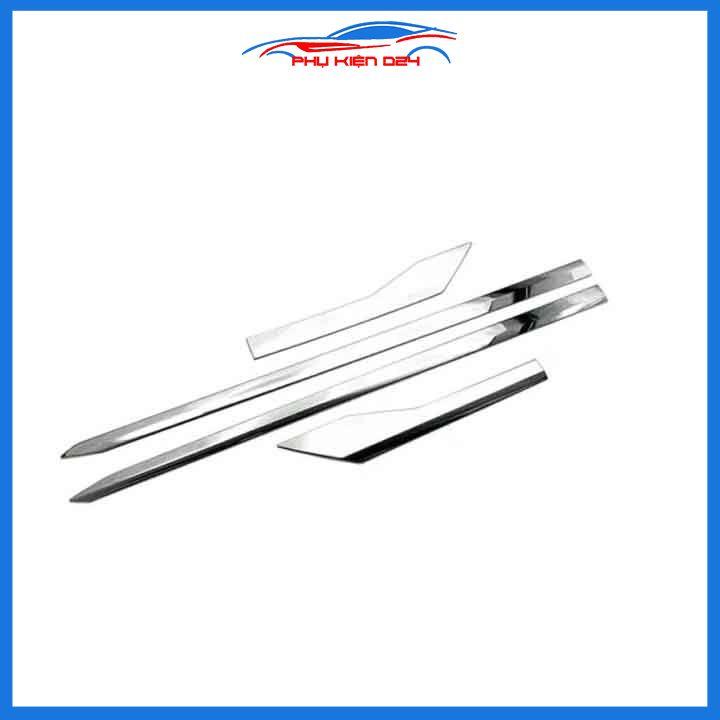 Ốp nẹp sườn Toyota Raize 2021-2022 mạ crom trang trí bảo vệ xe