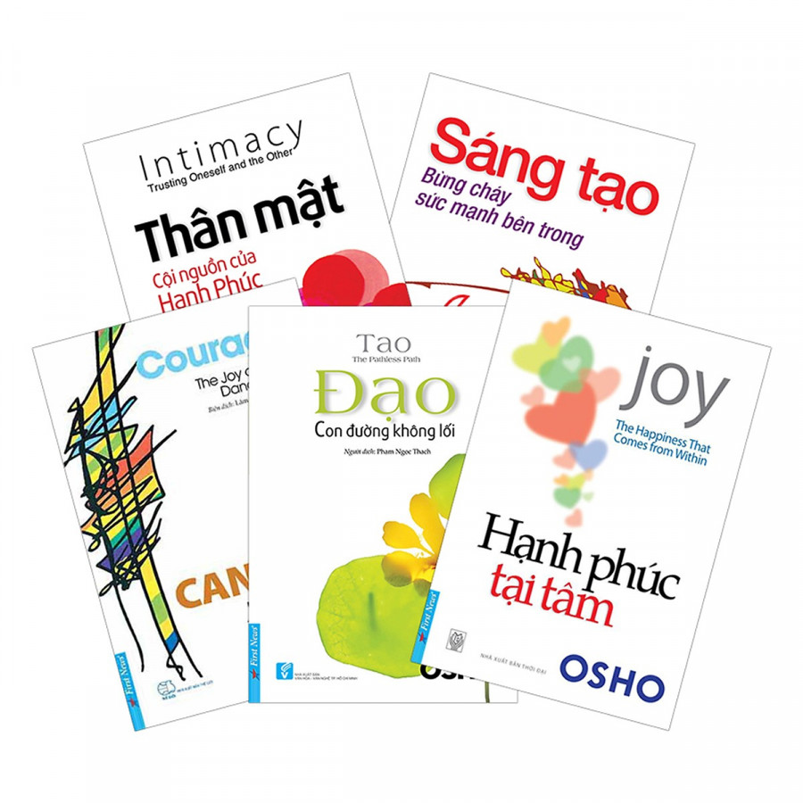 Combo 5 Cuốn Osho (Tái bản) + 5 bookmark