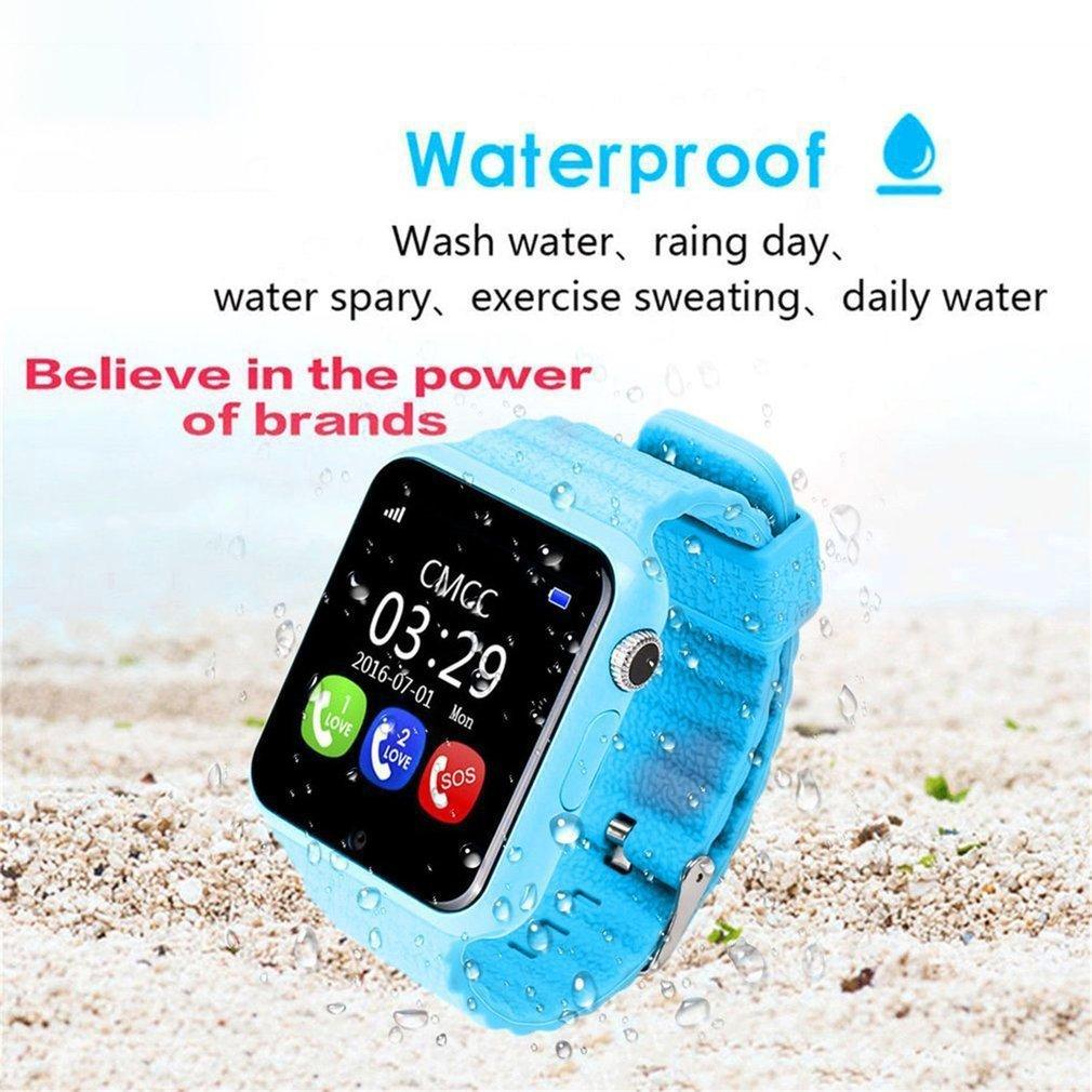 V7K Đồng Hồ Thông Minh Trẻ Em An Ninh An Toàn Màn Hình Chống Mất GPS Định Vị Vị Trí Theo Dõi Màn Hình Hiển Thị Màn Hình Chống Thấm Nước