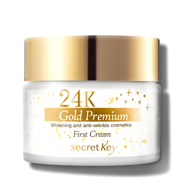 Kem dưỡng phục hồi dưỡng trắng da chống lão hóa Secret Key 24K Gold Premium First Cream 50g