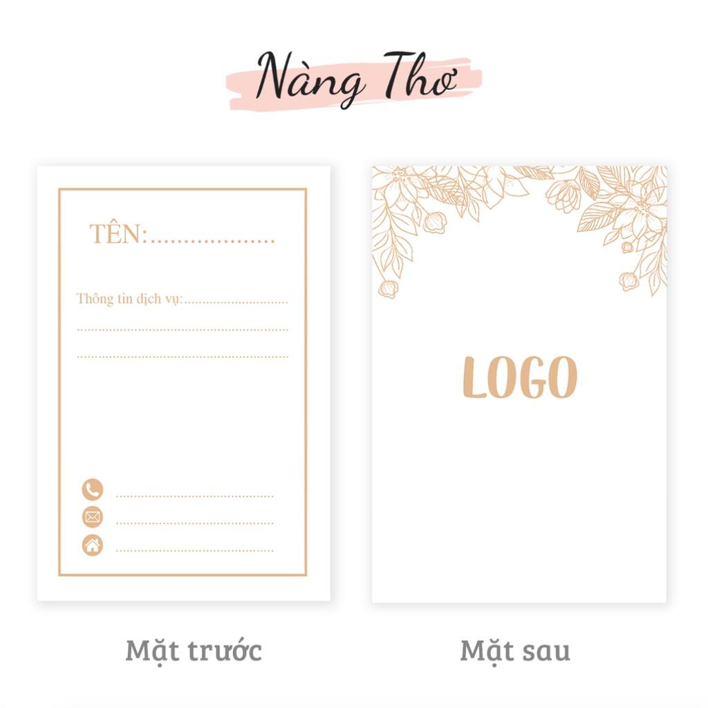 500 THẺ THANK YOU & NAMECARD DANH THIẾP THEO YÊU CẦU_DECAL VIP