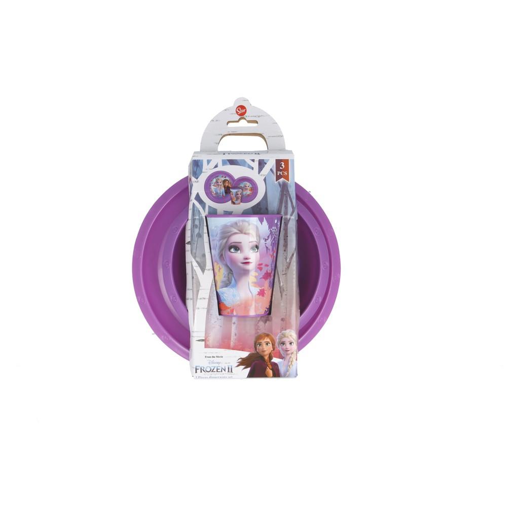 Combo SieuKid Gồm Bát, Đĩa, Ly Frozen II Chính Hãng