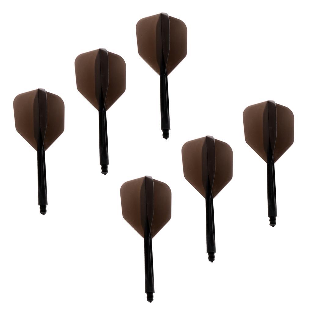 Set of 18 Pieces Quality Transparent 2BA Thread Dart Shafts Stems Dart Flights