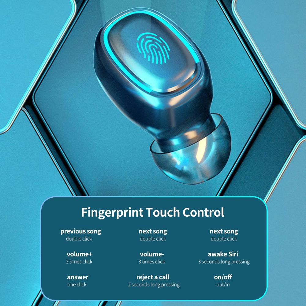 Tai nghe C1 không dây với màn hình hiển thị nguồn LED thiết kế nhỏ cho thể thao / phương tiện Android / IOS