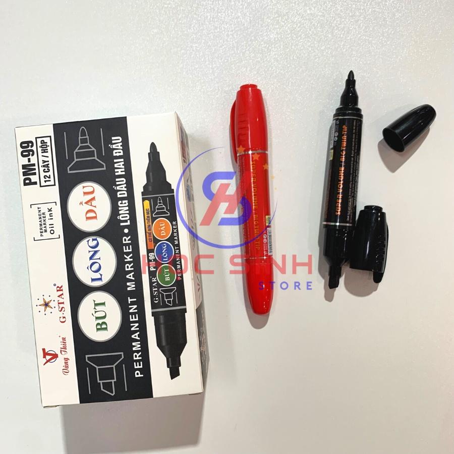 Bút Lông dầu 2 đầu chất lượng cao Gstar PM99 có thể bơm thêm mực