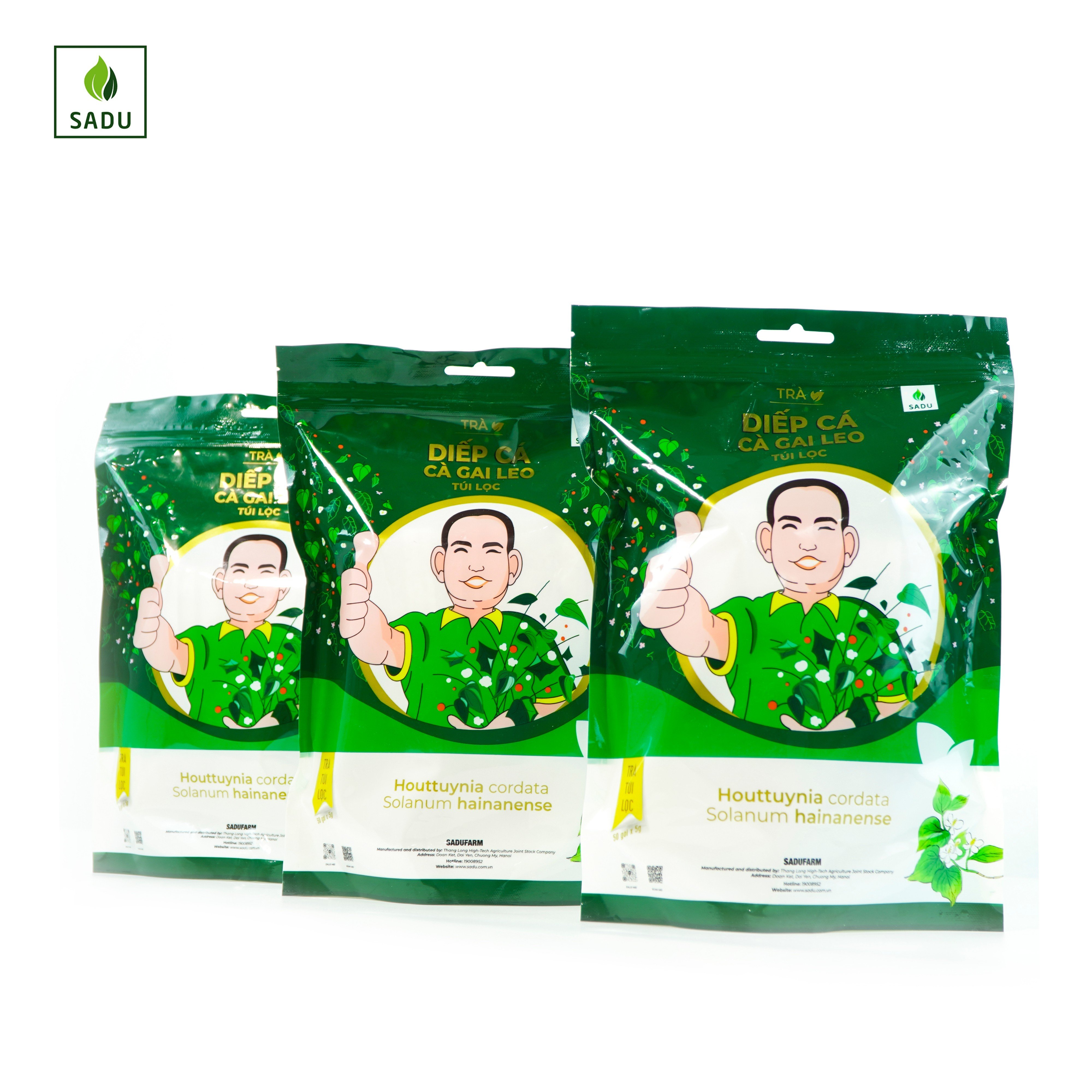 1kg Trà diếp cá cà gai leo Sadu