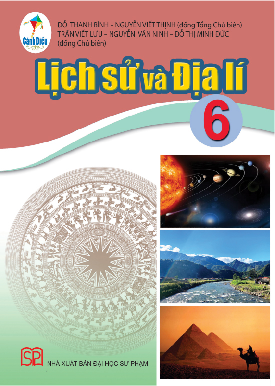 Sách giáo khoa Lịch Sử và Địa Lí 6- Cánh Diều (Kèm Nilon bọc Sách)