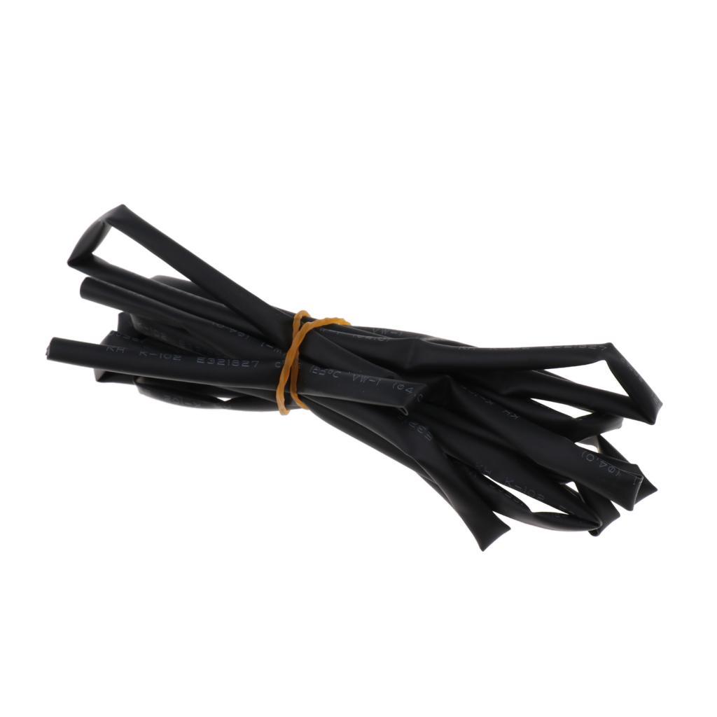 1Set 2m Heat Shrink Tube Wrap Electrical Cable Ratio 2:1 Heat Shrink Sleeves