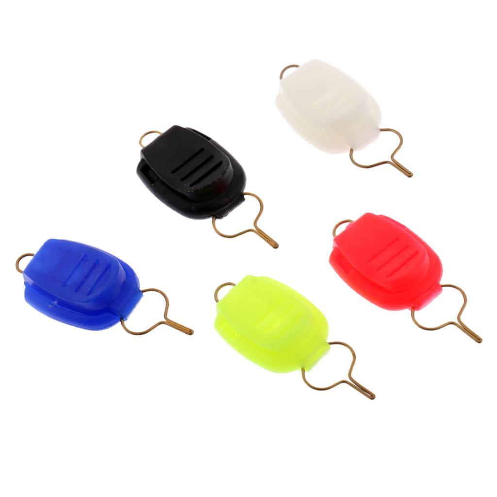 5pcs Small Spinning Reel Line Stopper Baitcasting Wire Buckle Holder Keeper Check Fishing Reel Accessory