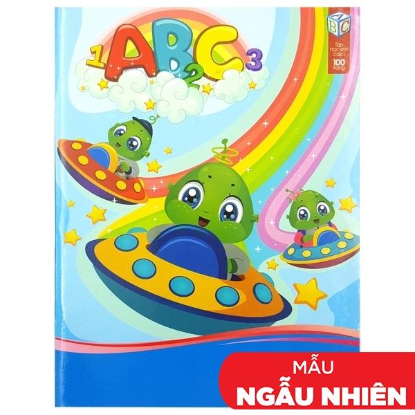 Combo 10 Tập Học Sinh 4 Ô Ly 100 Trang ĐL 120g/m2 - FAHASA - Vũ Trụ Của Em + 1 Bao Tập