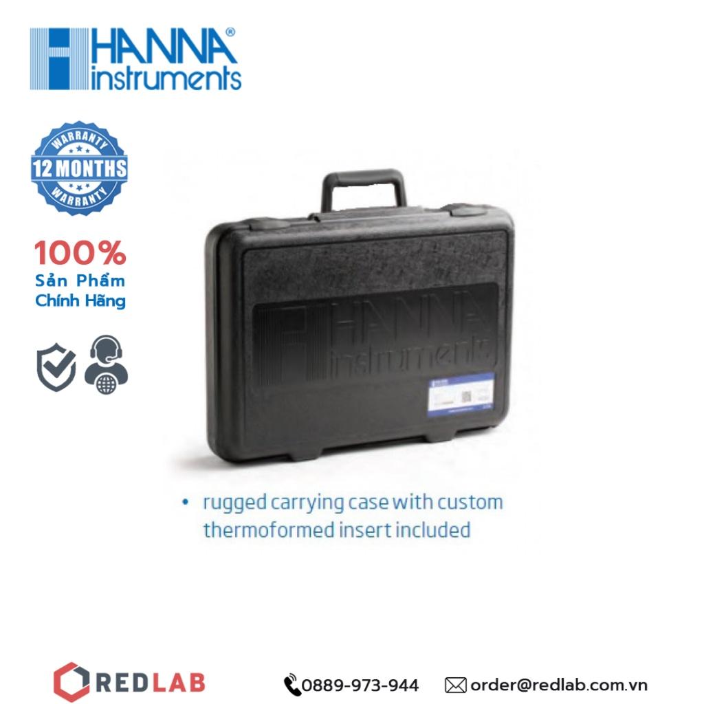 Máy đo TDS/Độ Mặn/Trở Kháng/Áp Suất/Nhiệt Độ/pH/ORP/EC Hanna HI98195 bảo hành 12 tháng
