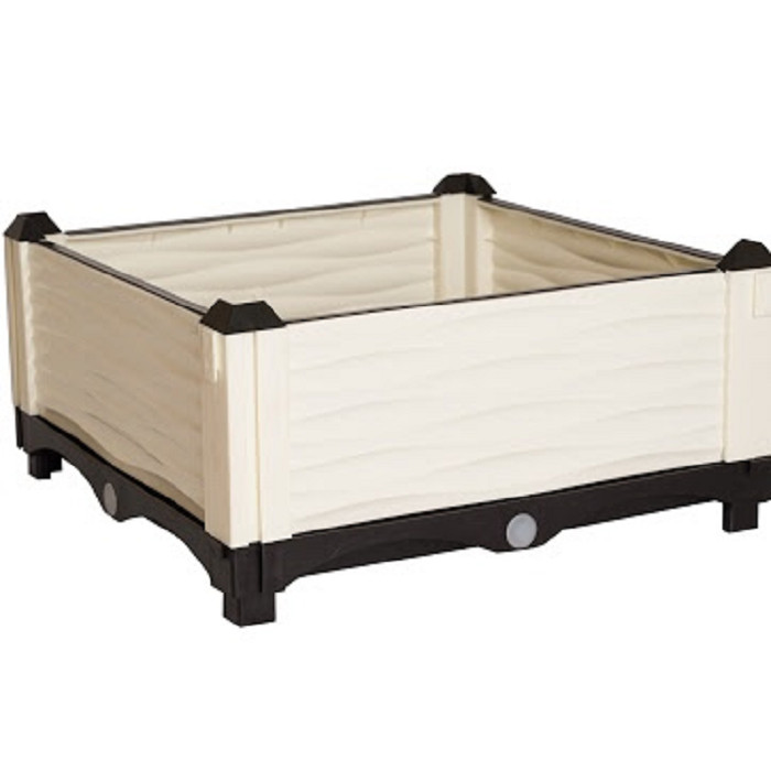 CHẬU GHÉP THÔNG MINH Cm: Bền từ 8-10 năm, phù hợp mọi cây trồng và không gian, Module tùy biến kích thước, an toàn, trọng lượng nhẹ, kết cấu chắc chắn, có khay trữ và thoát nước.