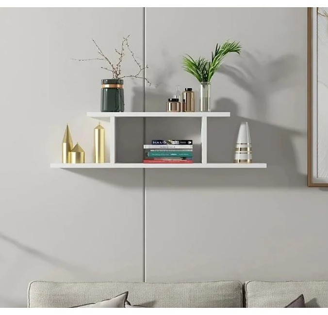 Kệ Gỗ Trang Trí Treo Tường Tundo CTKT510 KT 90 x 25 x 20cm