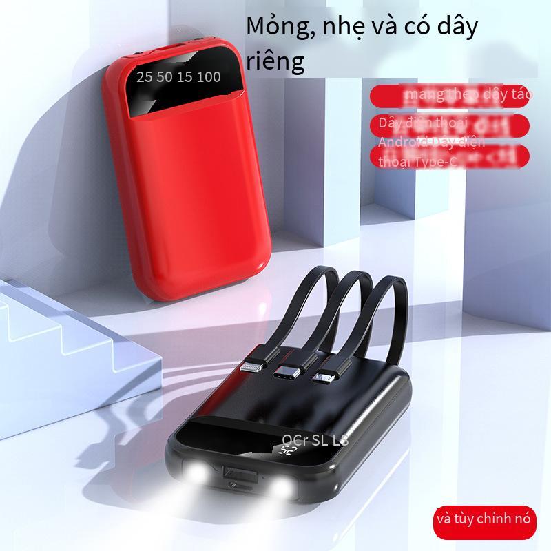 Ngân hàng năng lượng khép kín thuận lợi nhất 20000 mAh sạc nhanh mini ngân hàng điện thoại di động dung lượng lớn để làm logo
