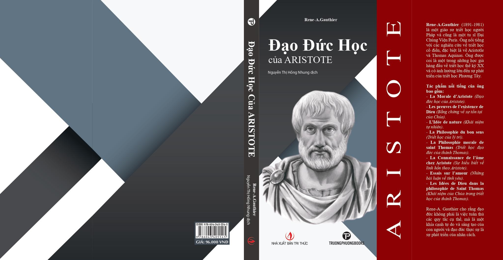 Đạo Đức Học Của Aristote - Rene-A.Gauthier - Nguyễn Thị Hồng Nhung dịch - (bìa mềm)