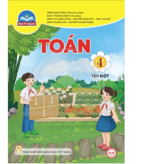 Sách giáo khoa Toán 4- tập một- Chân Trời Sáng Tạo (Kèm Nilon bọc Sách)