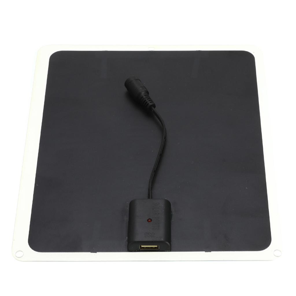 20W 12V Mono Solar Panel Charger Battery Charging For Boat RV Cars Motorcycle