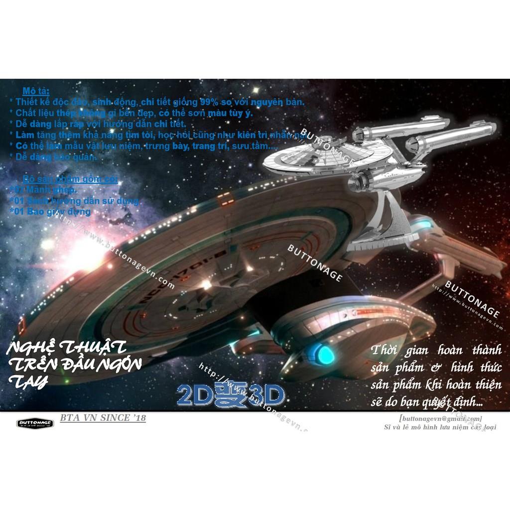 Mô Hình Lắp Ráp 3d Phi Thuyền USS Enterprise