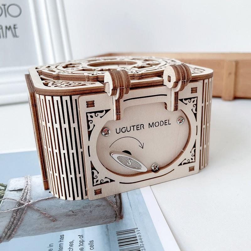 Đồ chơi lắp ráp gỗ 3D  Mô hình Chuyển động Hộp trang sức Jewelry Box G609d kèm Hộp nhạc