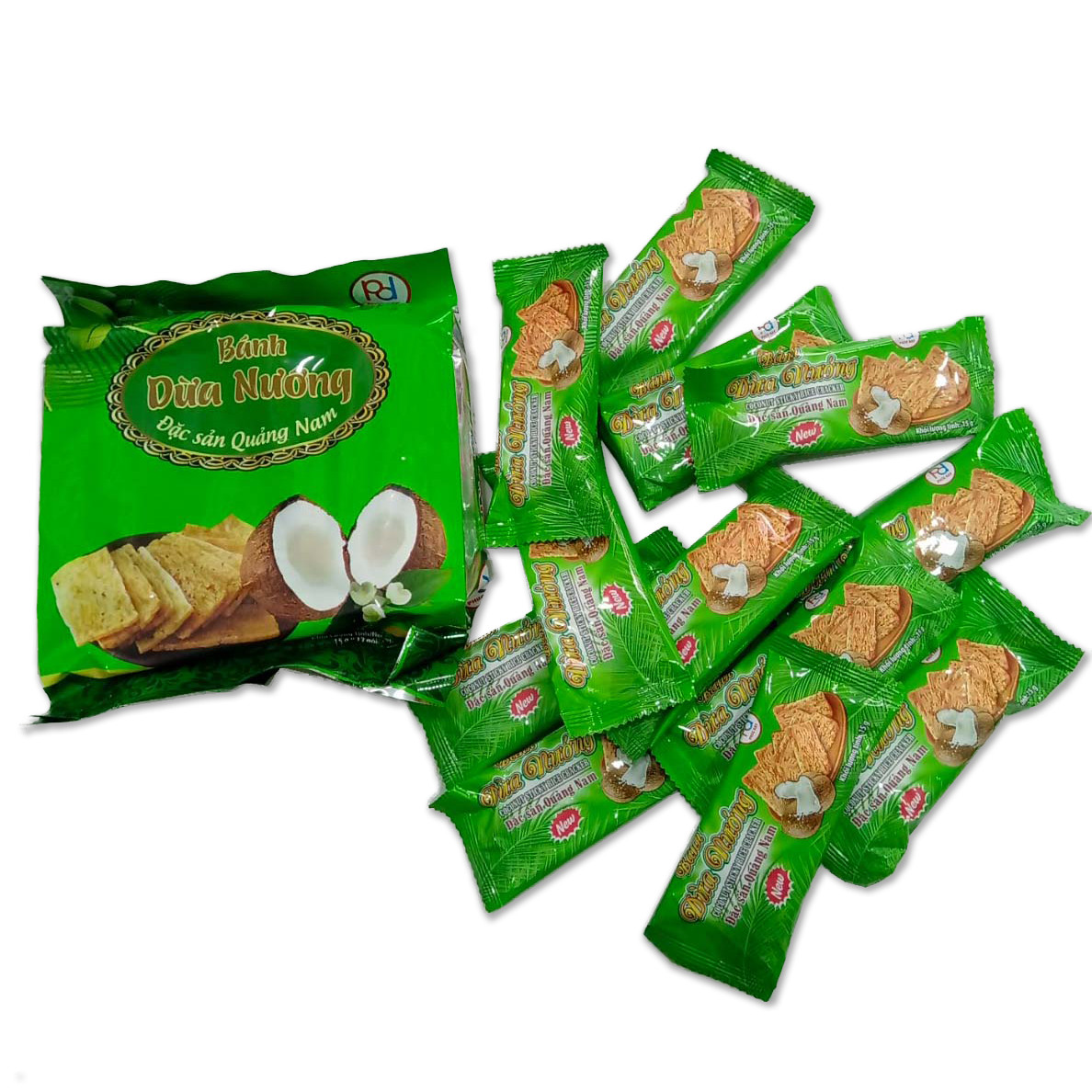 Bánh dừa nướng - Đặc sản Quảng Nam 180g hiệu Phúc Đạt