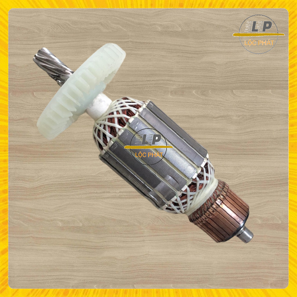Rotor máy cắt sắt cho Crown Nhông 7 răng dấu huyền thân 55mm Dài 213mm