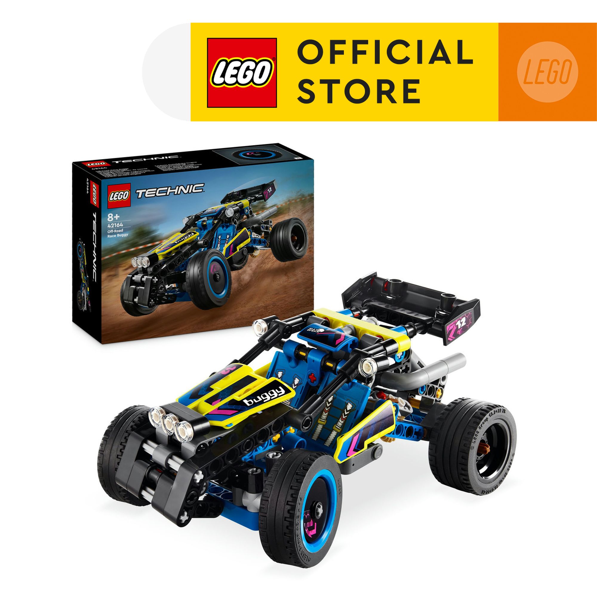 LEGO TECHNIC 42164 Đồ chơi lắp ráp Xe đua vượt địa hình (219 chi tiết)