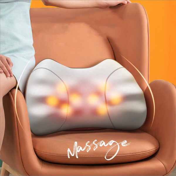 Gối Tựa Lưng Massage Pin Sạc 3 Chế Độ Thông Minh Maxalation Art - hàng cao cấp