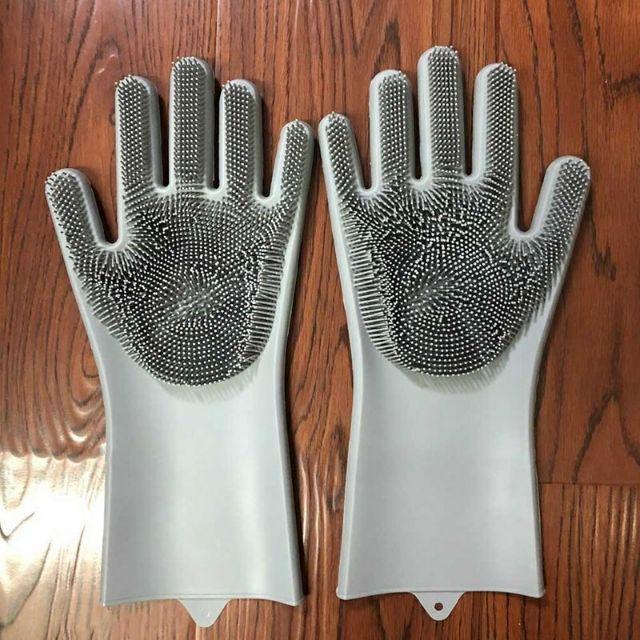 Đôi Găng Tay Silicon Lau Rửa Đa Năng