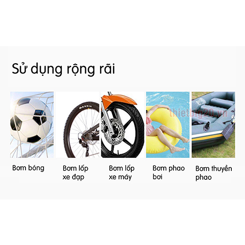 MÁY BƠM LỐP 2 XI-LANH TỐC ĐỘ CAO, TÍCH HỢP ĐÈN PIN, ĐỒNG HỒ ĐIỆN TỬ, KÈM BỘ VALI CỨU HỘ LỐP KHẨN CẤP (ĐIỆN 12V)