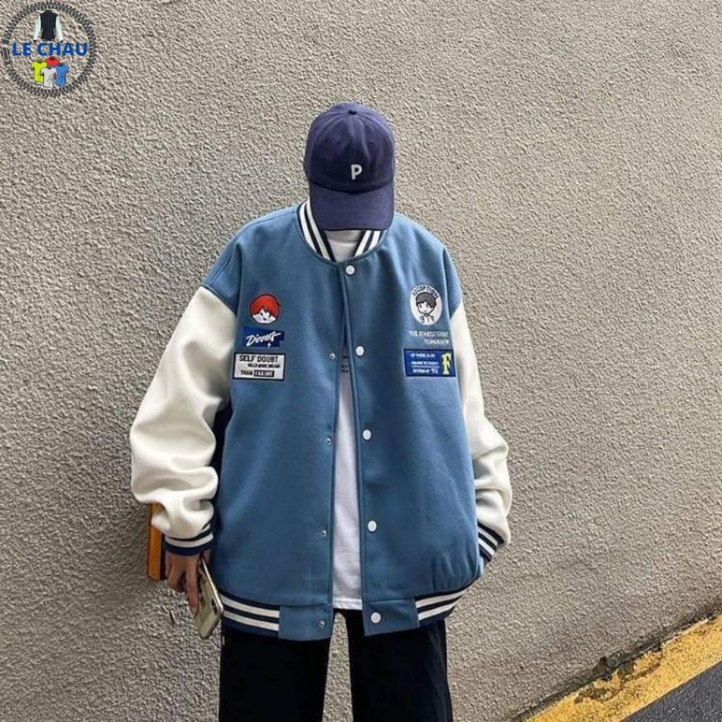 Áo khoác bomber nỉ bông nam nữ form rộng ulzzang unisex street style Hàn Quốc cao cấp rẻ siêu đẹp, nhiều mẫu thêm nhiều lựa chọn chon bạn