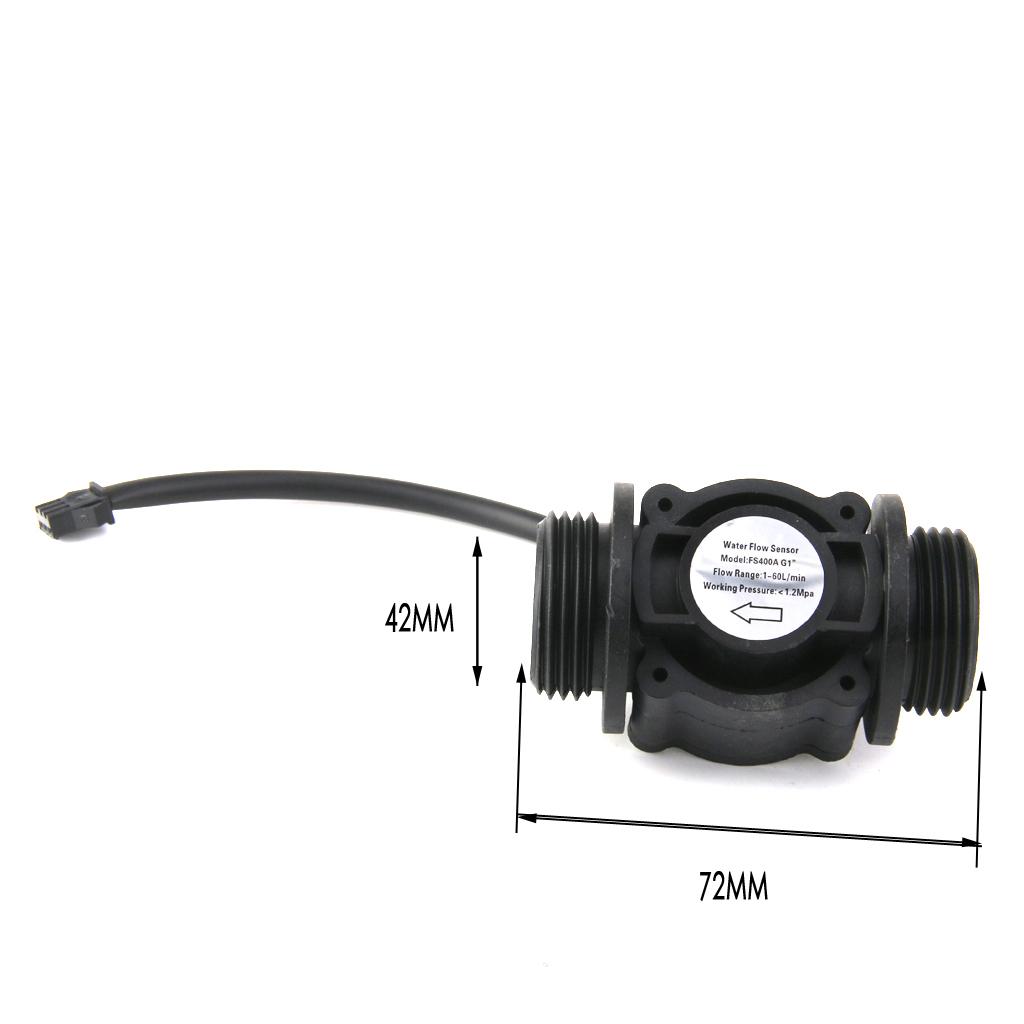 DN25 Water Sensor Flowmeter Hall Sensor Water
