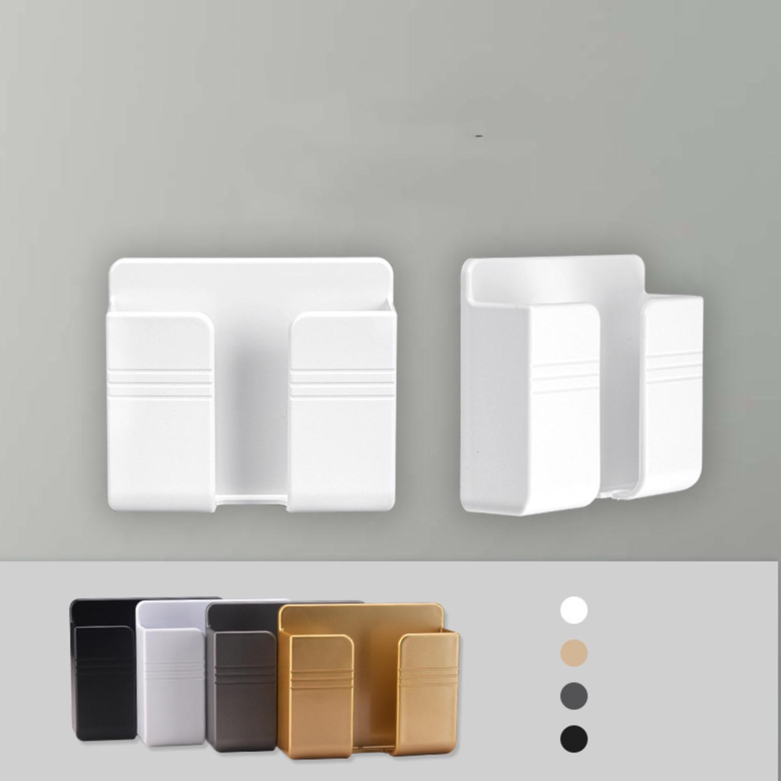 Multifunction Wall-Mounted Storage Box for Phone Makeup Brush Bathroom